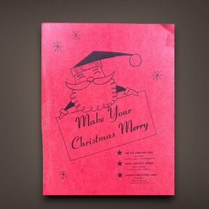 Make Your Christmas Merry Craft Book ND Agricultural College Fargo 1950s